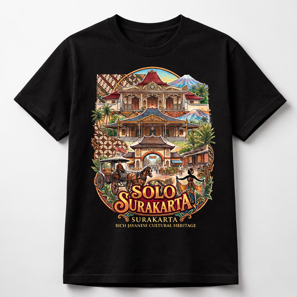 Kaos Solo Surakarta Heritage Cultural Premium